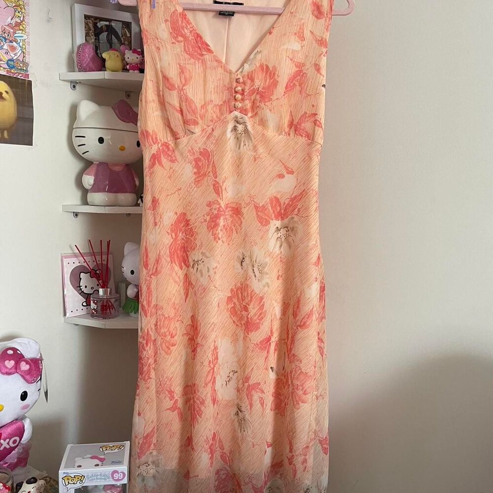 Unbranded Women's Pink and Orange Dress